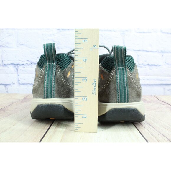 LL Bean Trail Model 4 Hiking Shoes Ventilated Gray Green Size 7 M - Picture 7 of 10